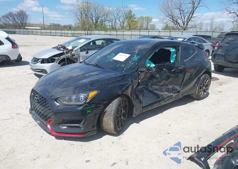 2022 Hyundai Veloster N z USA, uszkodzony, nr VIN KMHT36AH1NU013671
